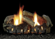 Stacked Aged Oak Refractory Vent-Free Log Set