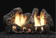 Super Charred Oak Ceramic Fiber Vent-Free Log Set