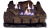 Palmetto Oak Vent-Free Log Set