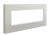 Crestline Wall Mount Surround Kit with Painted White Finish, 60