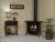 Spirit Medium Cast Iron Direct-Vent Stove, Millivolt, Porcelain Black - Propane