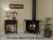 Spirit Medium Cast Iron Direct-Vent Stove, Millivolt, Porcelain Mahogany - Propane