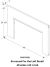 Surround, Metal, Black, for Loft Vent Free Insert Small 40 wide x 24 1/2 tall x 1 deep ( 3 sided ) 