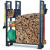 Utility Outdoor Wood Rack With Shelves